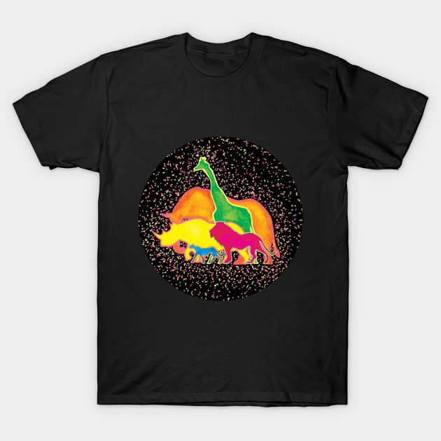 Party Animals T-Shirt by mpflies2